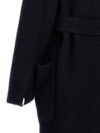 Blauer Wollmantel Max Mara
