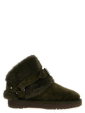 Bicolor Leather Ankle Boots Burberry