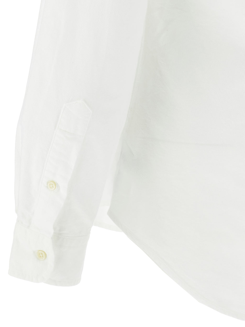 Weiße Baumwollbluse