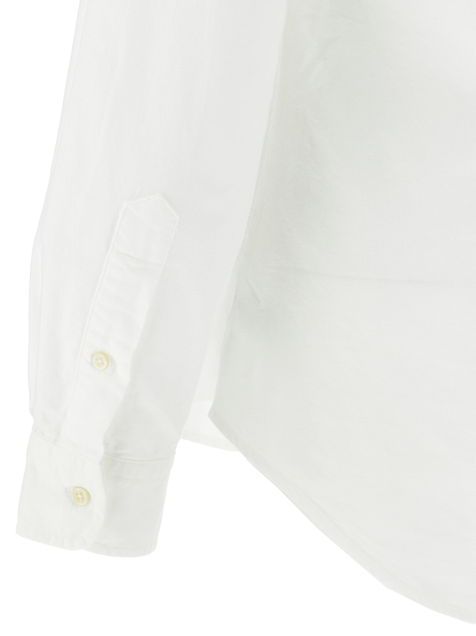 Weiße Baumwollbluse