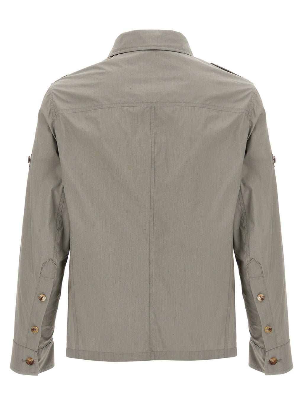 Zweifarbige Baumwoll-Shell-Jacke