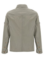 Zweifarbige Baumwoll-Shell-Jacke