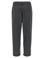Graue Hose aus reiner Schurwolle