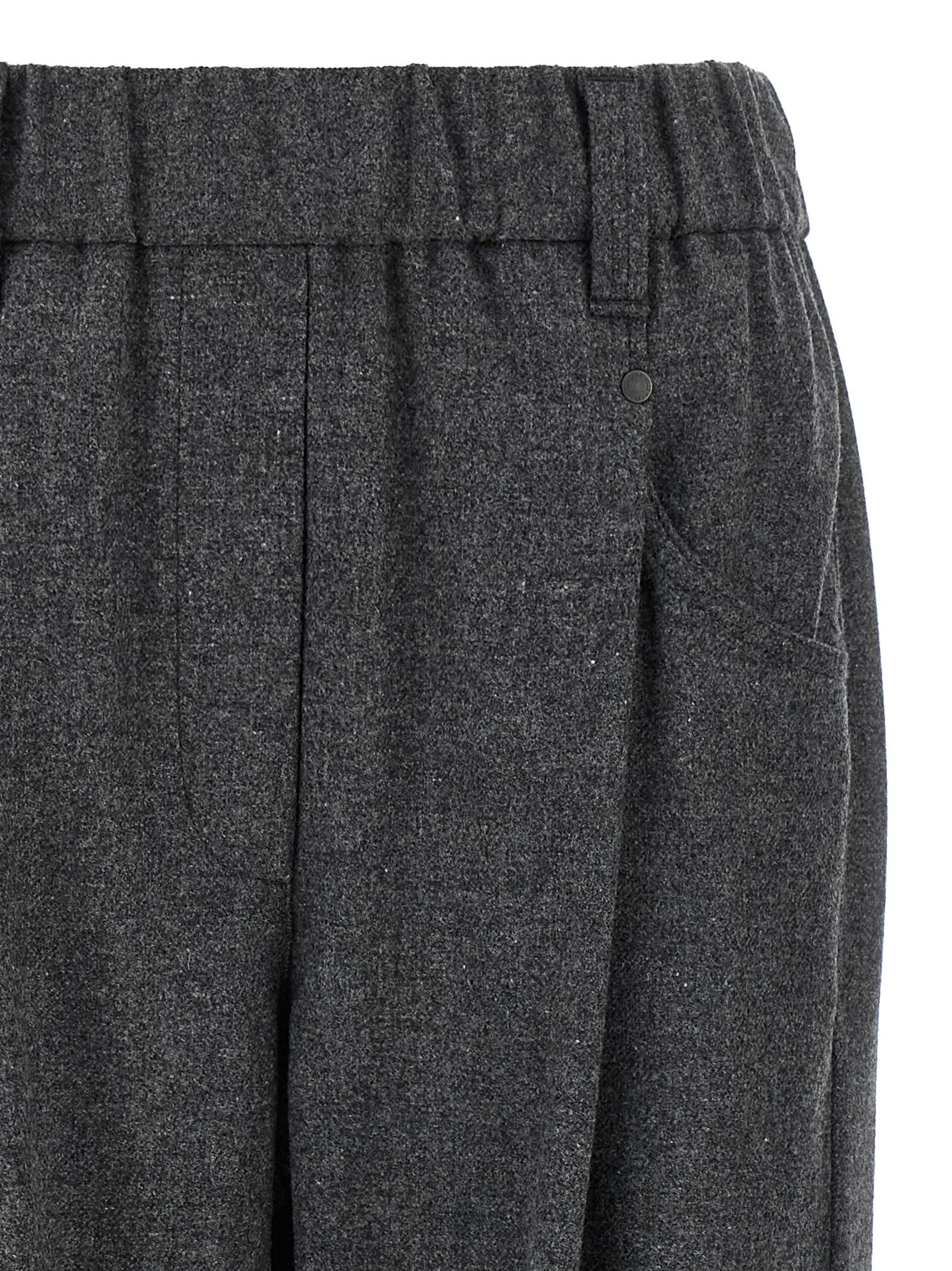 Graue Hose aus reiner Schurwolle