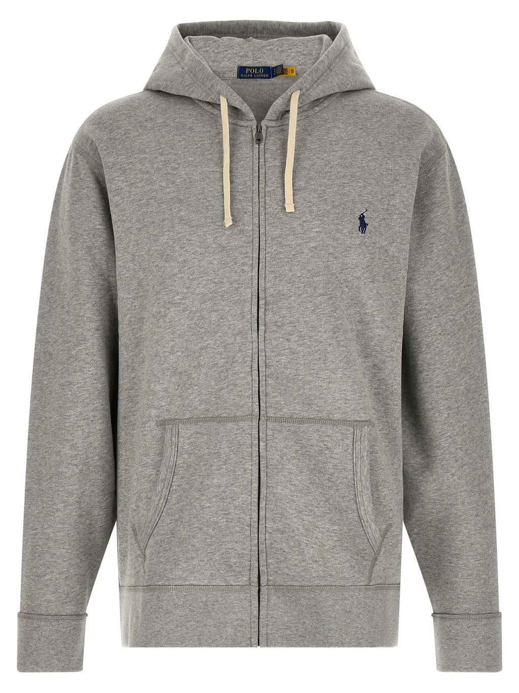 Grauer Baumwollpullover