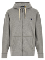 Grauer Baumwollpullover