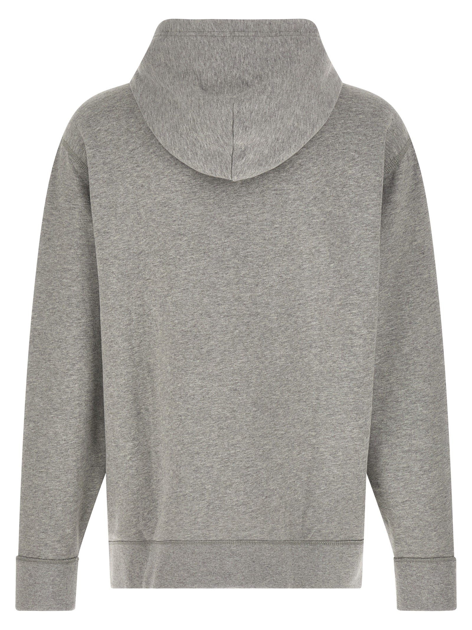 Grauer Baumwollpullover