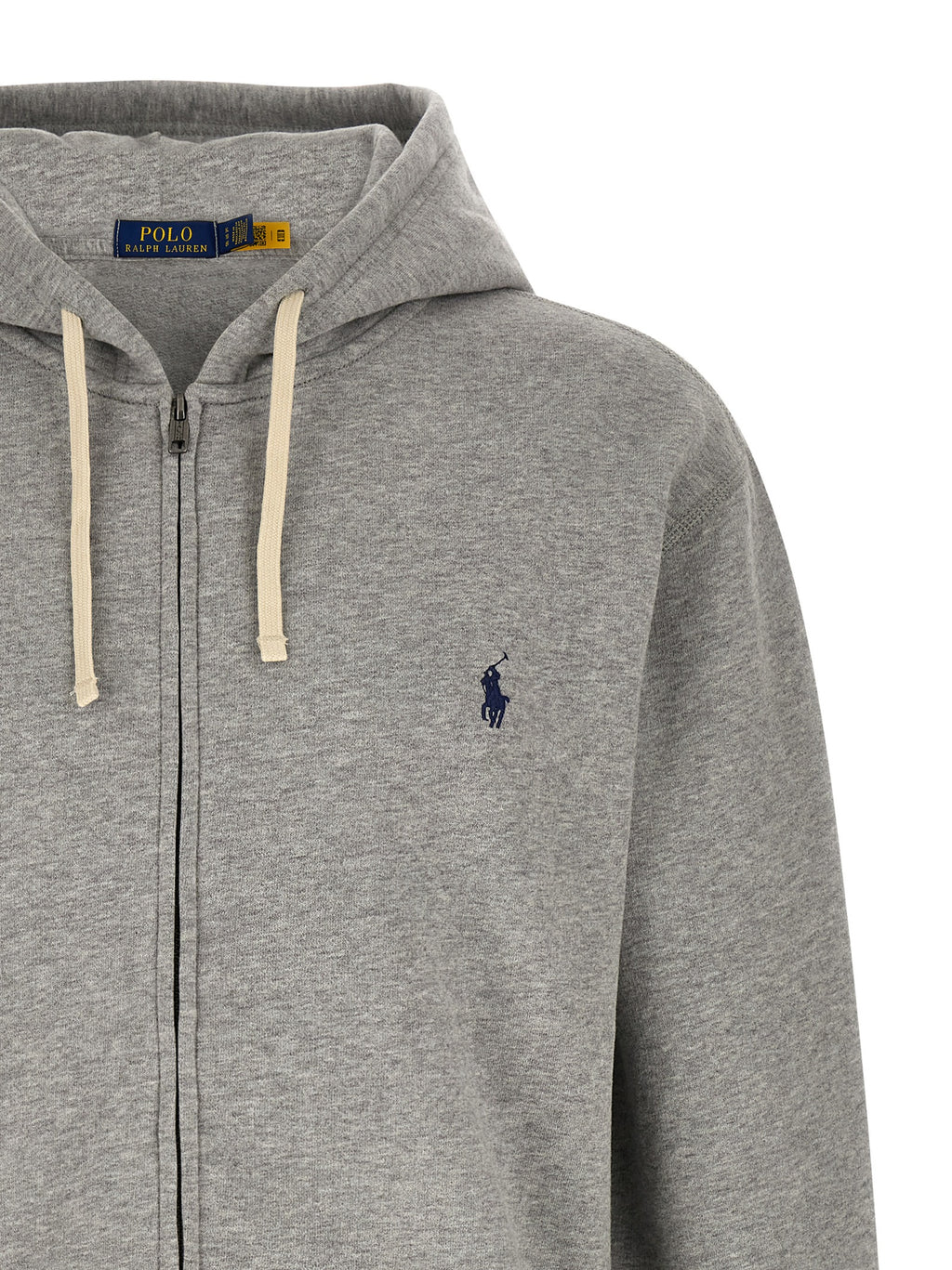 Grauer Baumwollpullover