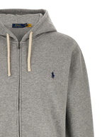 Grauer Baumwollpullover