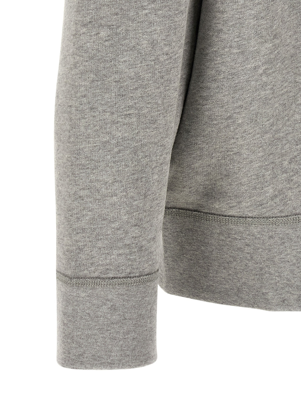 Grauer Baumwollpullover