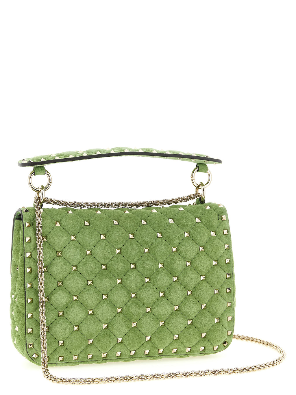 Zweifarbige Schultertasche aus Kalbsleder
