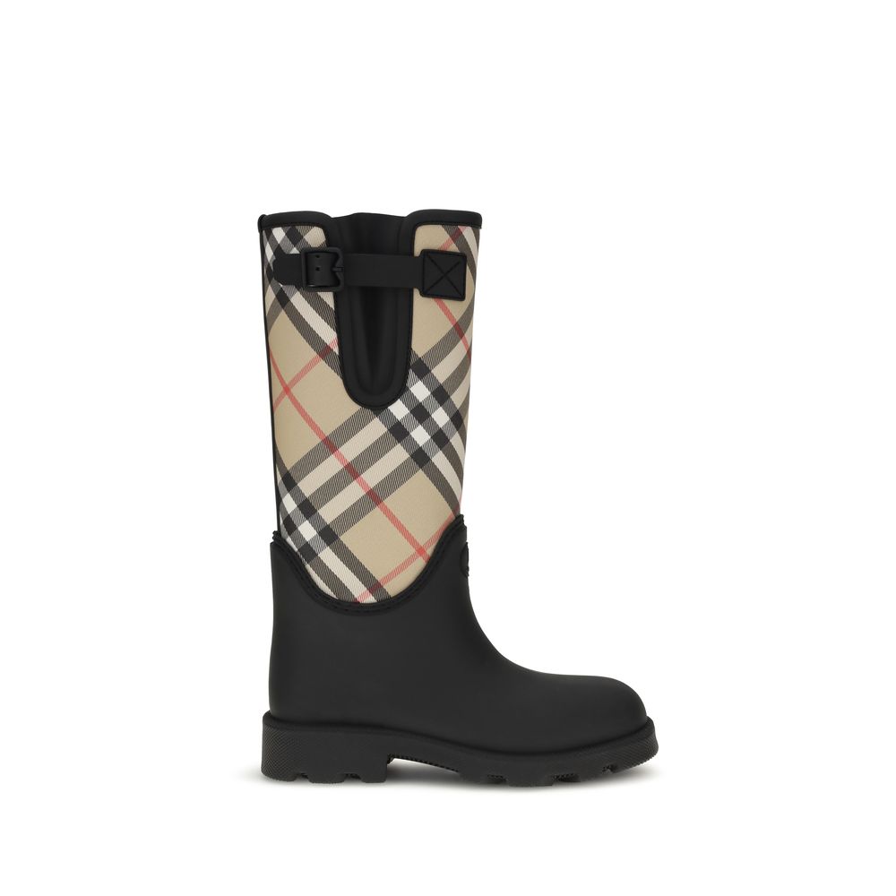 Schwarze Gummistiefel