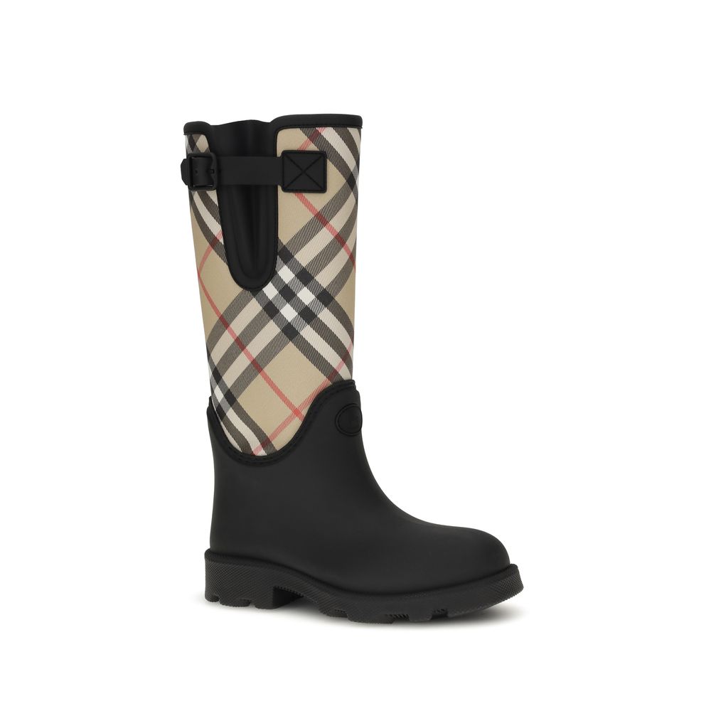 Schwarze Gummistiefel