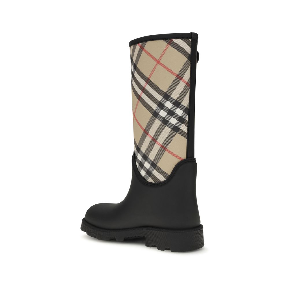 Schwarze Gummistiefel