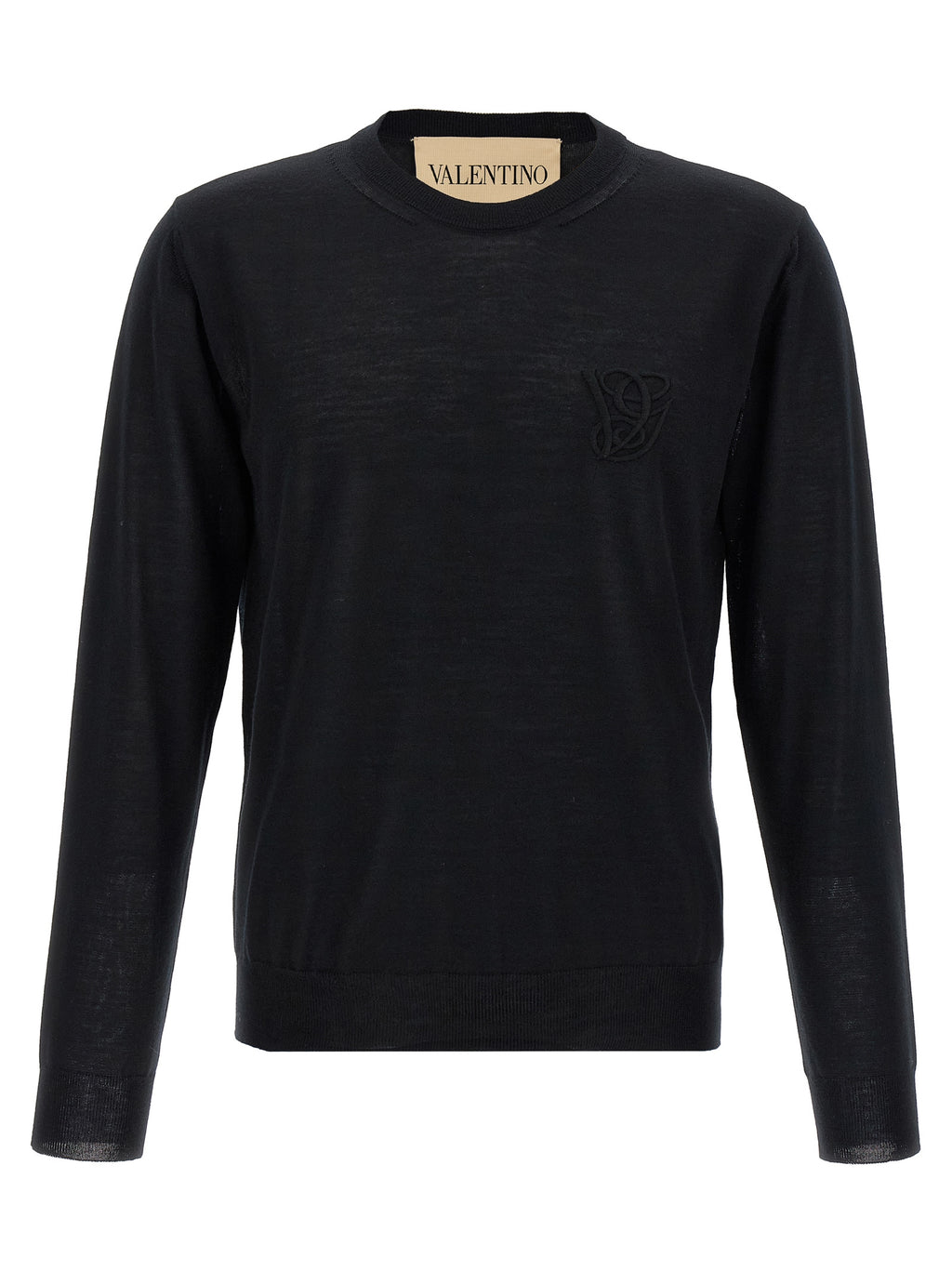 Schwarzer Cardigan aus Schurwolle