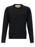 Schwarzer Cardigan aus Schurwolle