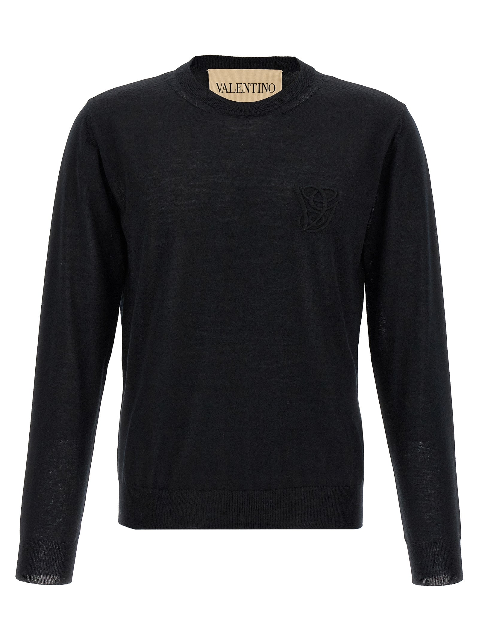 Schwarzer Cardigan aus Schurwolle