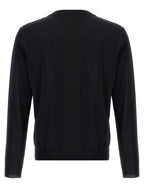 Schwarzer Cardigan aus Schurwolle