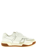 Weiße Leder-Athletic-Sneaker