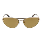 Goldfarbene Sonnenbrille aus Metall 1066390