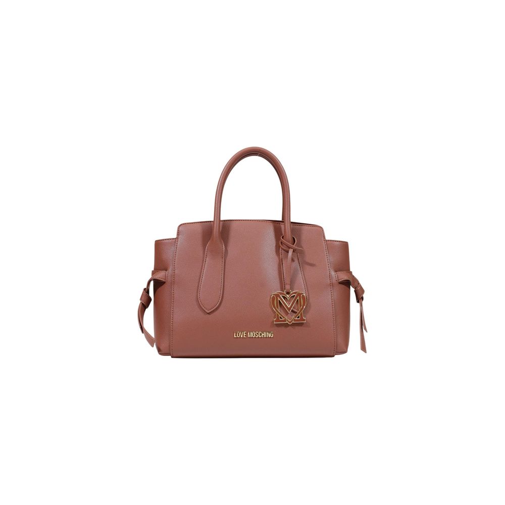 Braune Handtasche aus Polyethylen
