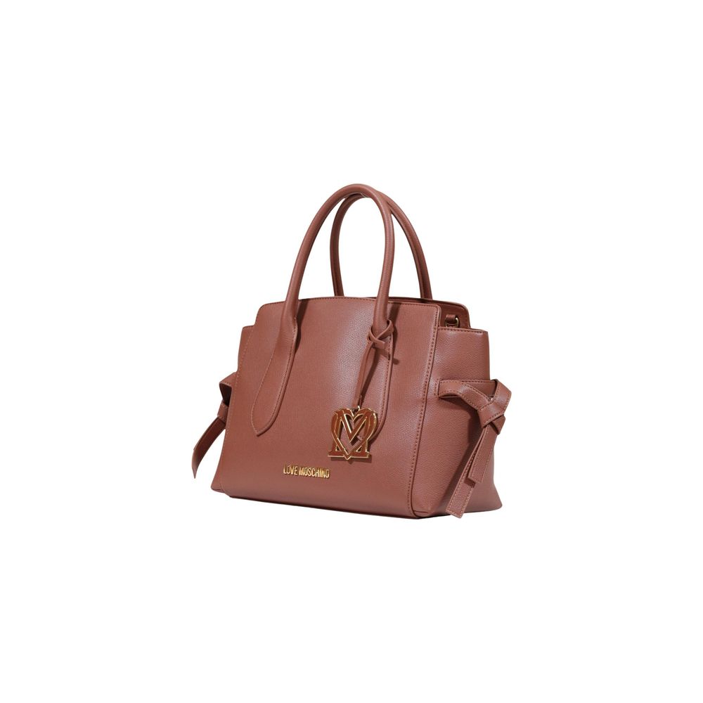Braune Handtasche aus Polyethylen