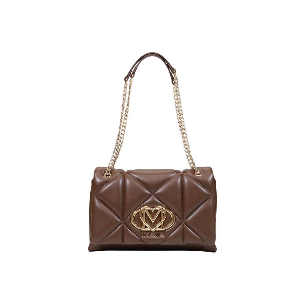 Braune Handtasche aus Polyethylen