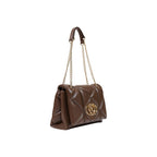 Braune Handtasche aus Polyethylen