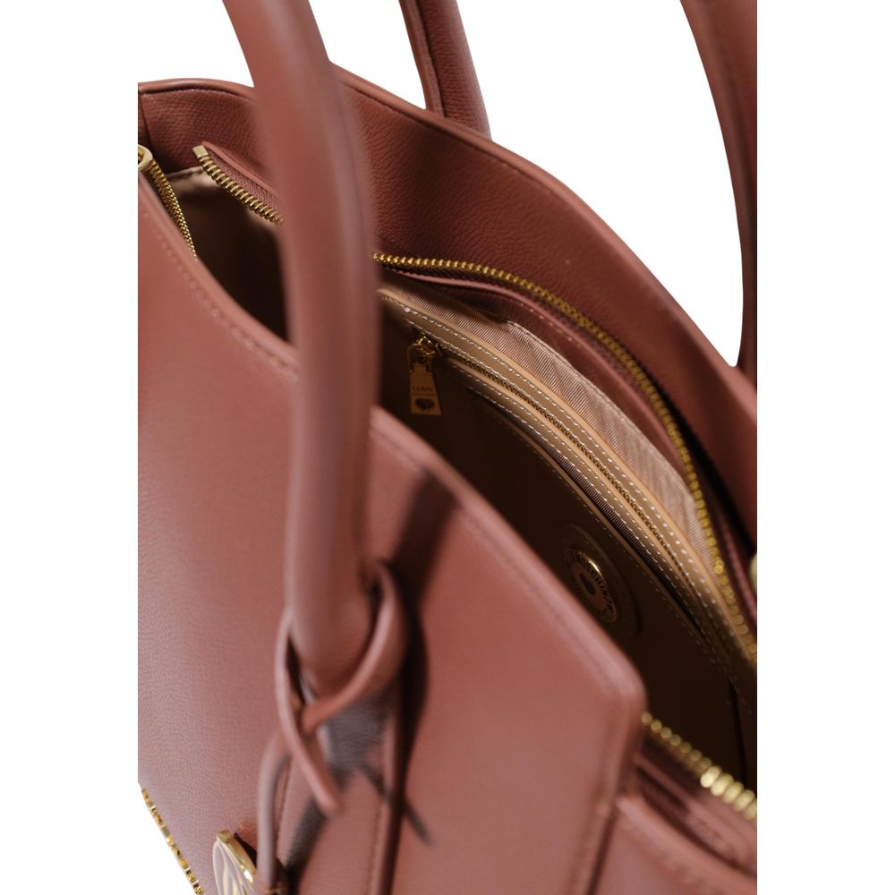 Braune Handtasche aus Polyethylen