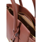 Braune Handtasche aus Polyethylen