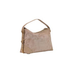 Beige Polyester Handtasche