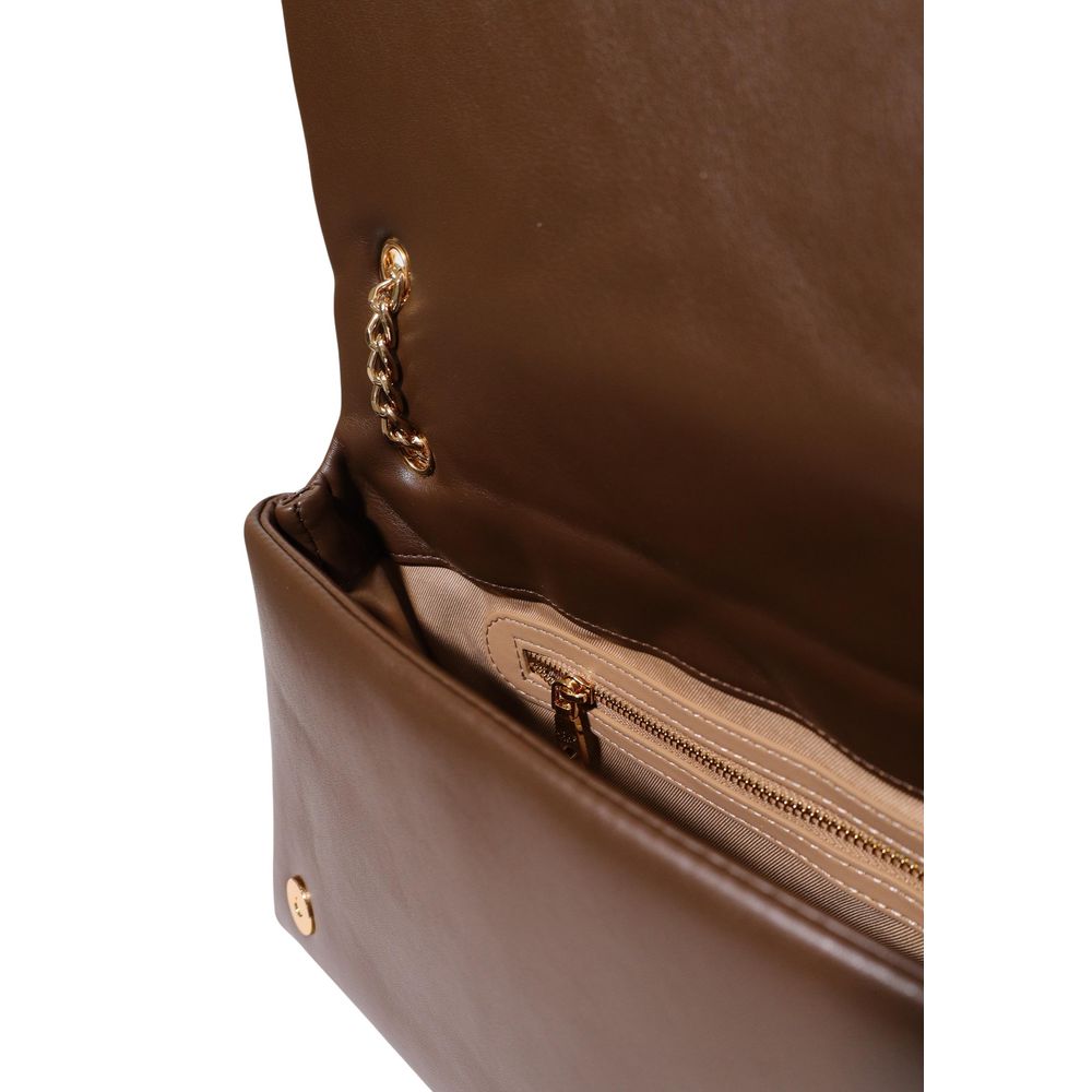 Braune Handtasche aus Polyethylen