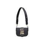 Schwarze Handtasche aus Polyethylen