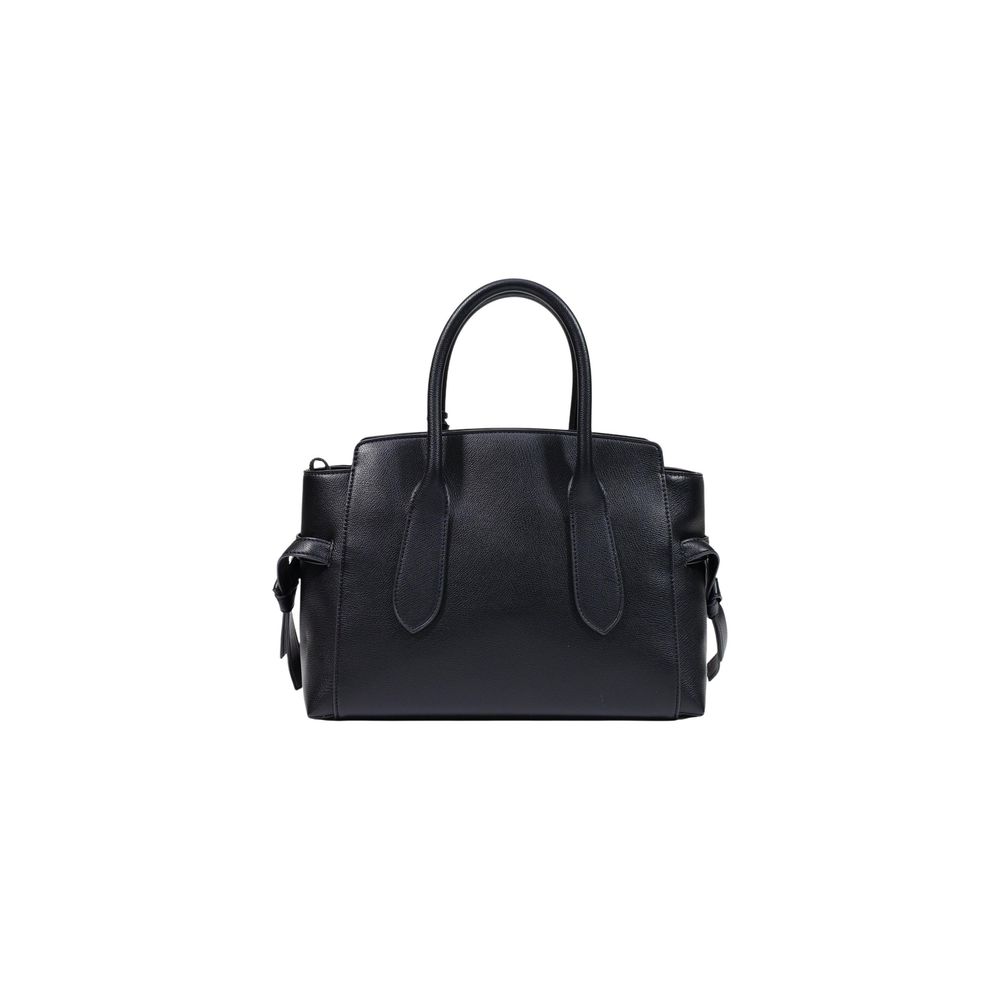 Schwarze Handtasche aus Polyethylen