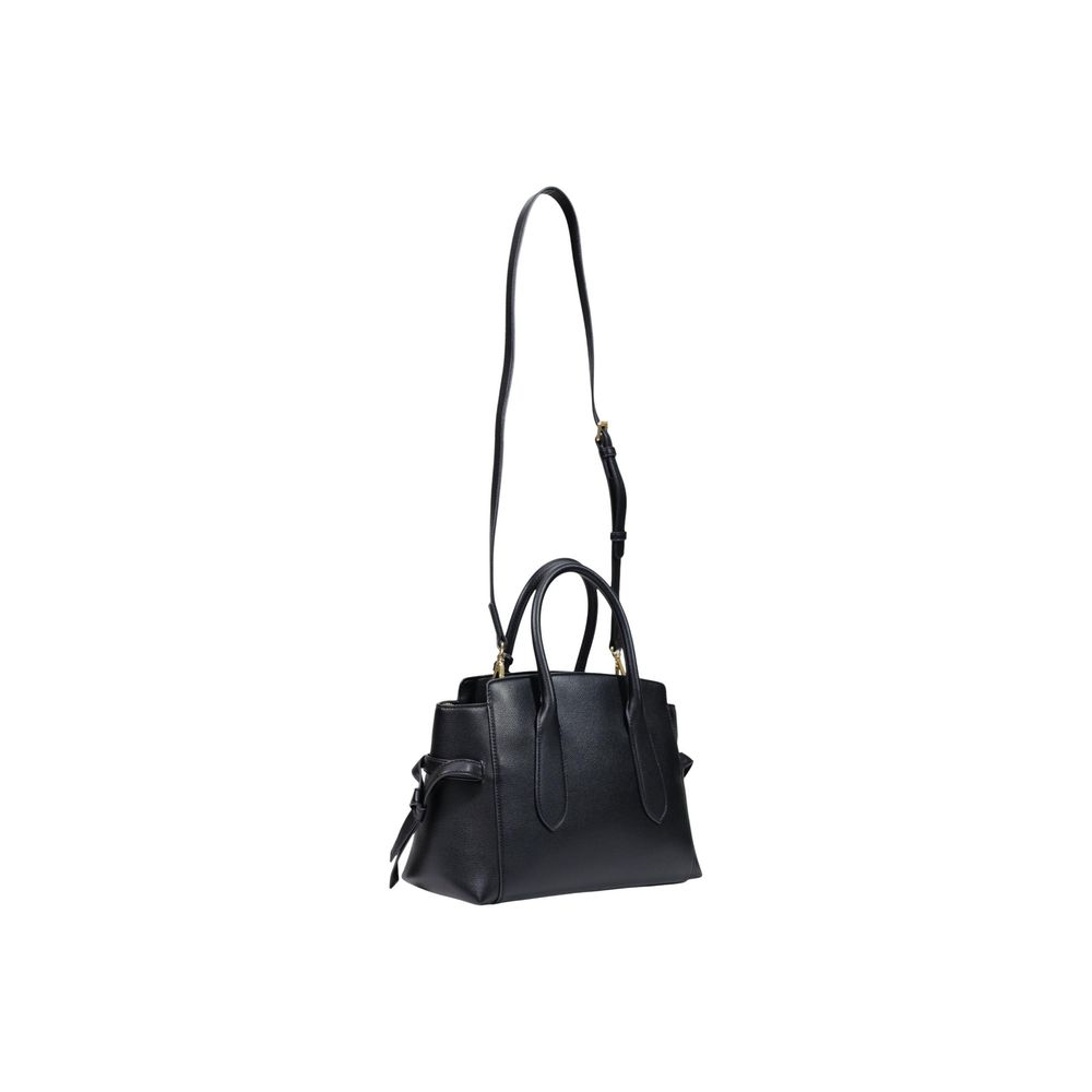 Schwarze Handtasche aus Polyethylen