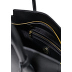 Schwarze Handtasche aus Polyethylen
