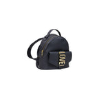 Schwarzer Rucksack aus Polyethylen
