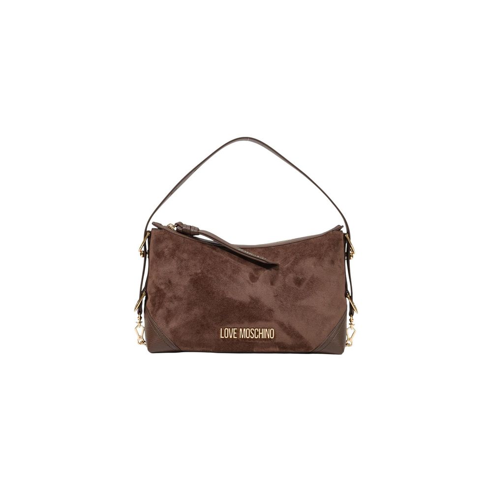 Braune Handtasche aus Polyester