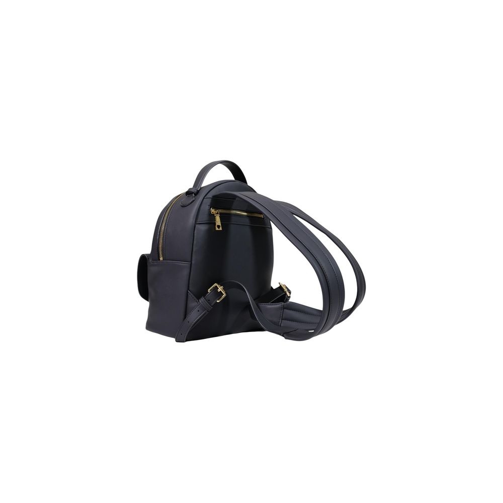 Schwarzer Rucksack aus Polyethylen