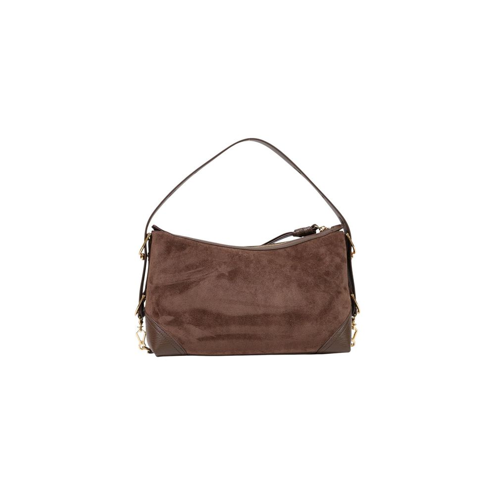 Braune Handtasche aus Polyester