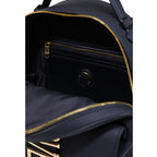 Schwarzer Rucksack aus Polyethylen