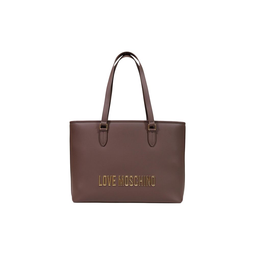 Braune Handtasche aus Polyethylen