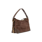 Braune Handtasche aus Polyester