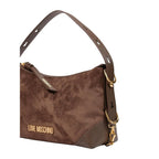 Braune Handtasche aus Polyester