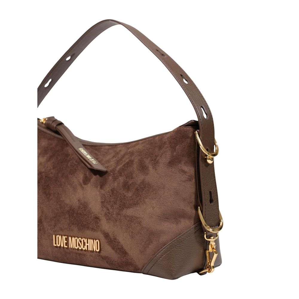 Braune Handtasche aus Polyester