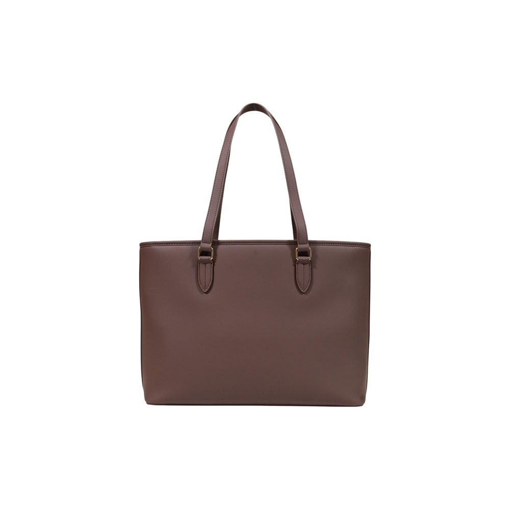 Braune Handtasche aus Polyethylen