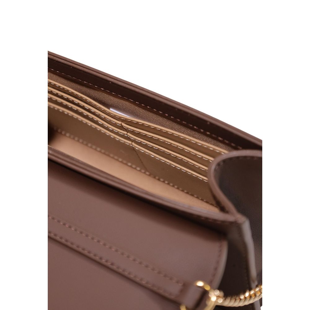 Braune Handtasche aus Polyethylen