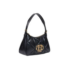 Schwarze Handtasche aus Polyethylen