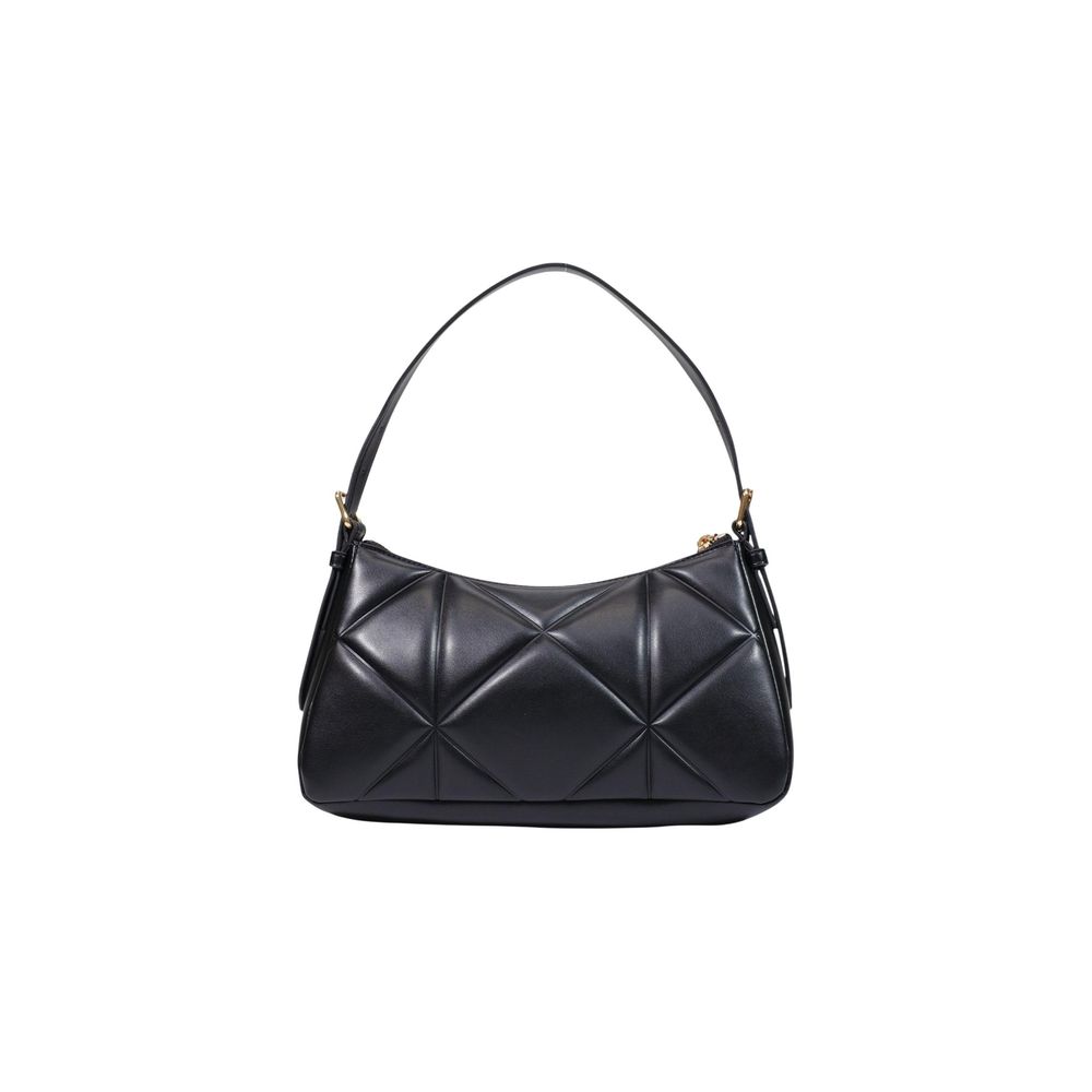 Schwarze Handtasche aus Polyethylen