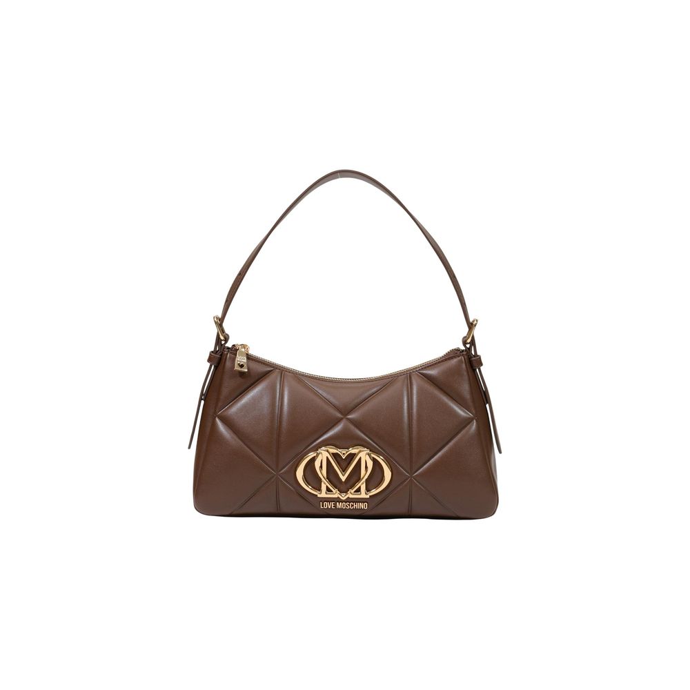Braune Handtasche aus Polyethylen